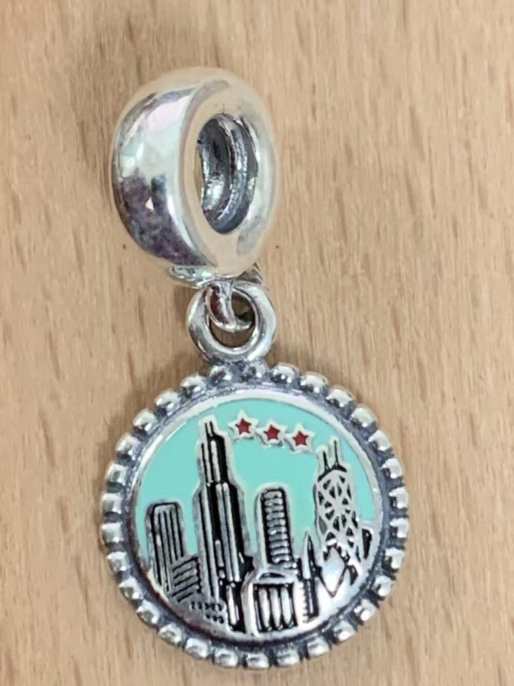 Pandora Chicago Exclusive Charm, S925 Silver Jewelry Bracelets
